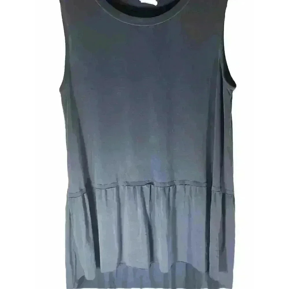 Mote Gray blue Sleeveless Tunic Dress Womens Size M